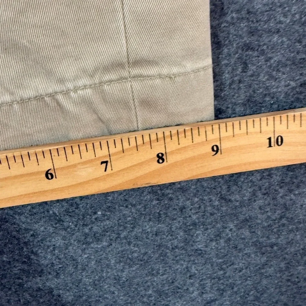 VTG Y2K Polo Ralph Lauren Straight Chino Pants Mens 36x32 Tan Cotton Khaki NWT